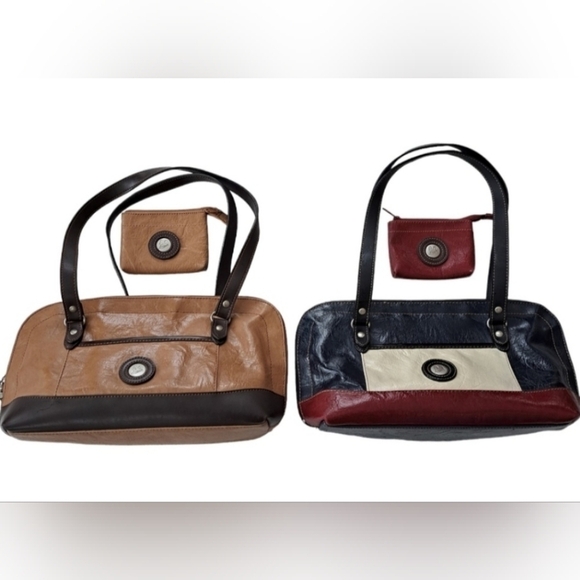 MOUFLON 2 shoulder bag and 2 wallets mouflon bag Canada Faux leather - Picture 4 of 16